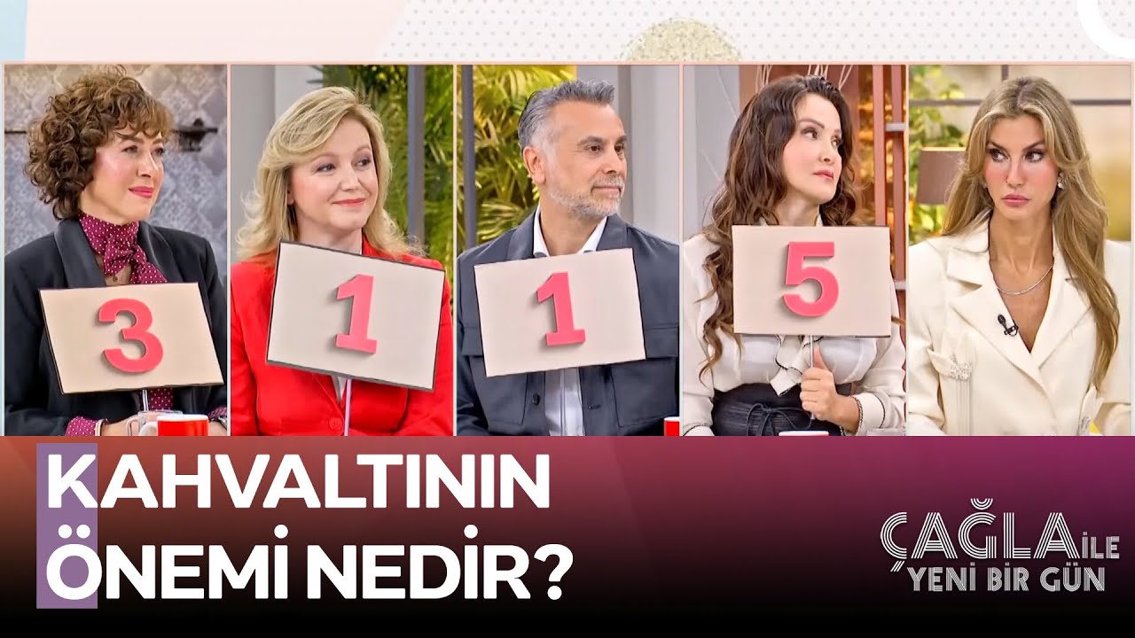 Her Gün Kahvaltı Yapmak Ömrü Uzatır Mı? - Çağla ile Yeni Bir Gün 1504. Bölüm