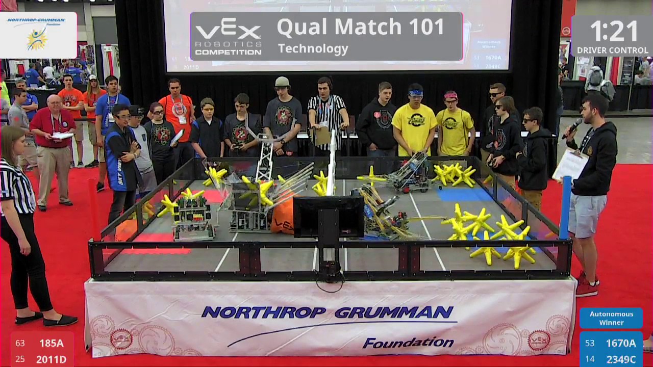 2017 VRC Tech Q101 - 185A 2011D vs 1670A 2349C - 27 to 46