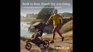 Guava Roam Jogging Stroller with 3D Nesting Fold | Compact-Folding Baby &amp; Toddler Travel Stroller