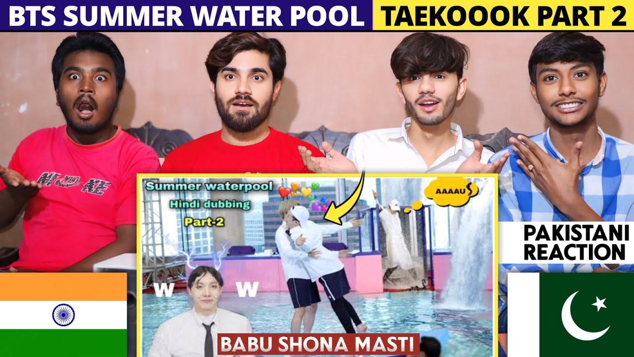 Bts Summer Water Pool Part 2 - Pakistani Reaction - Shan Rajpoot