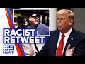 Trump under fire for reposting racial video | 9 News Australia