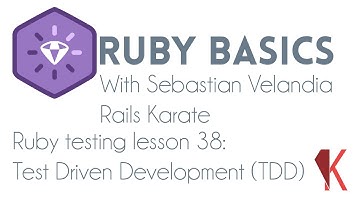 Ruby testing - Test Driven Development (TDD)