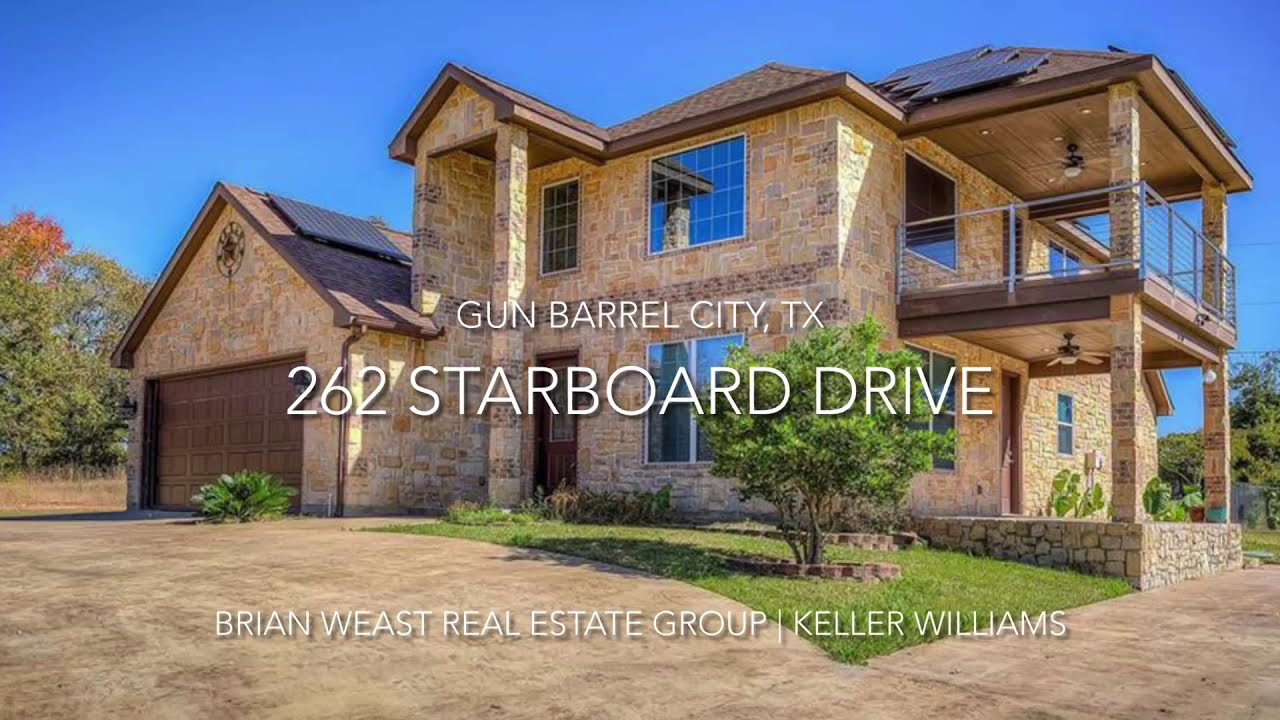 262 Starboard Drive Gun Barrel City, TX YouTube