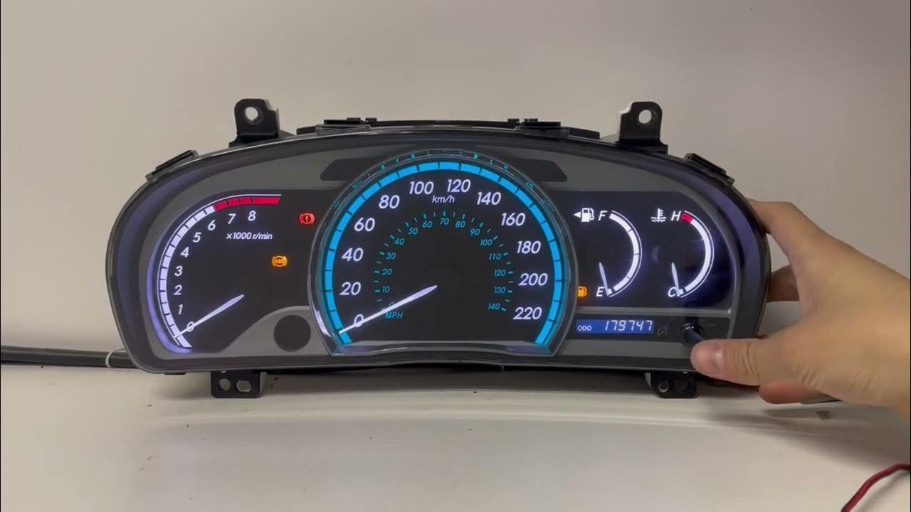 20092013 TOYOTA VENZA USED DASHBOARD INSTRUMENT CLUSTER TEST YouTube