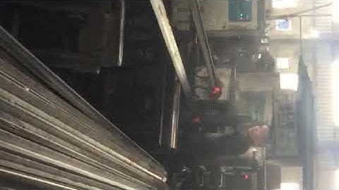 T section bar (elevator guide rail) head pointing machine