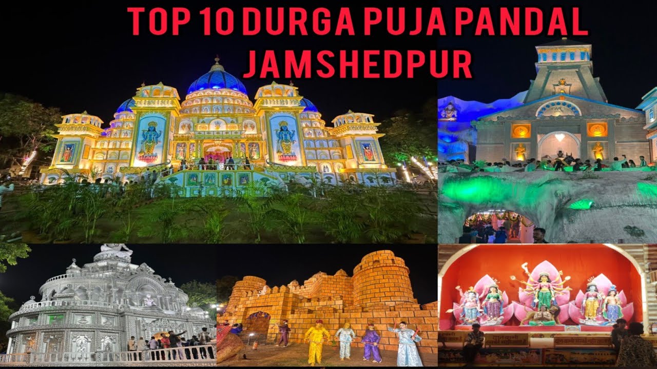 Jamshedpur Top 10 Durga Puja pandal ||#redxmotovlogs #durgapuja2025 #pujapandal #vlogvideo  