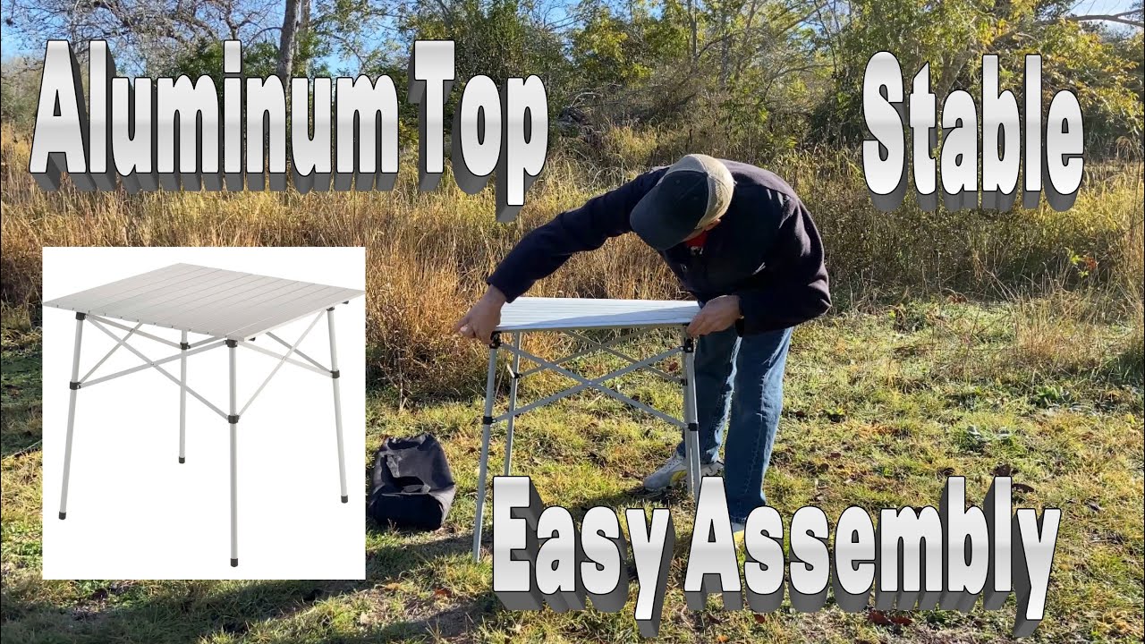 Coleman Portable Camping Table YouTube