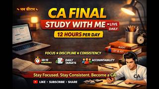 📚 CA EXAM | Study With Me | Stay Focused &amp; Productive