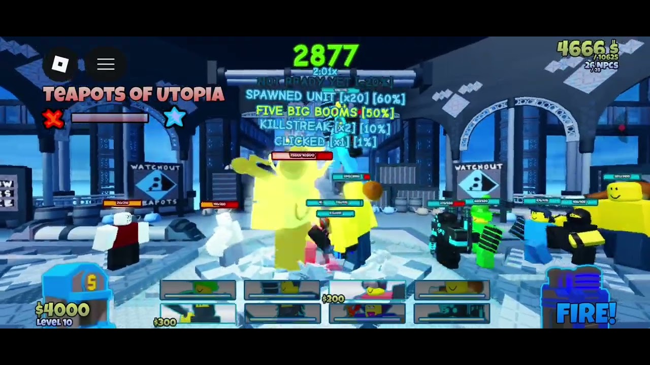 The unemployed gang vs angry cesus.                  Roblox the battle bricks