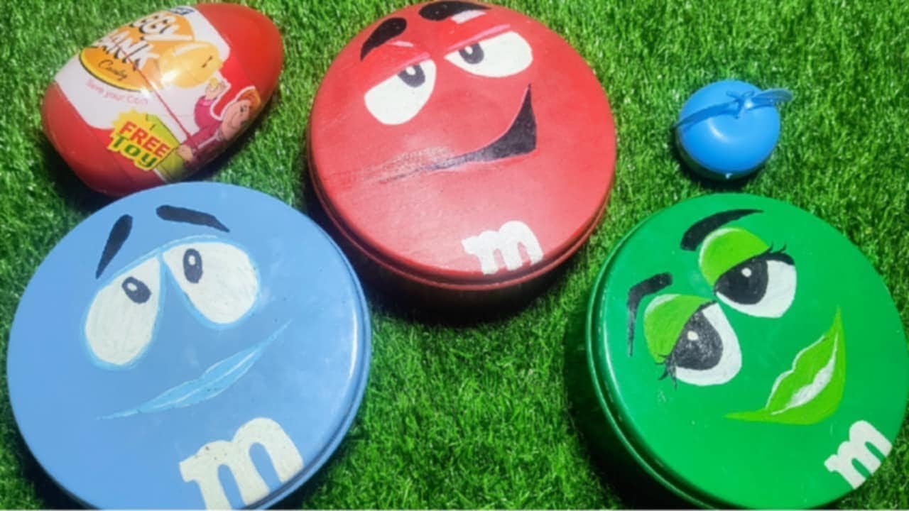 Satisfying video Asmr lollipops candy and chocolate gummy candy unboxing video Asmr