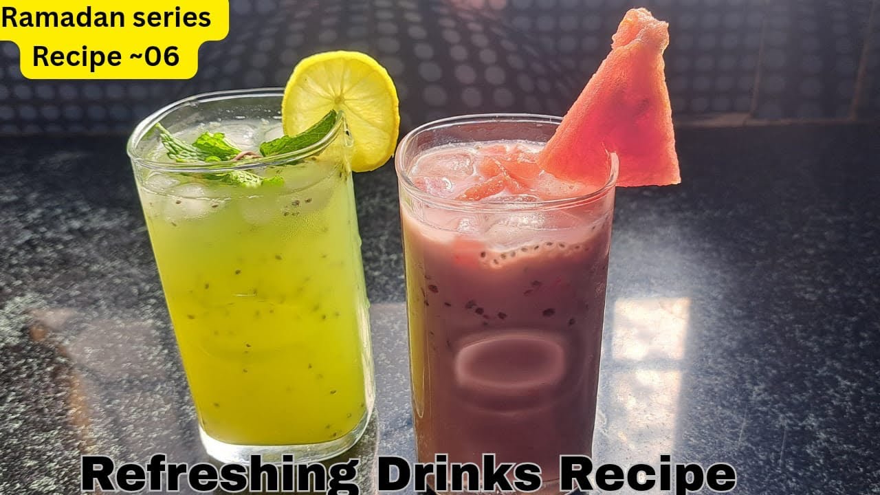 Ramadan series episode 06 |Refreshing Drinks recipe 