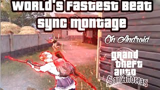 ☠GTA SAN ANDREAS | BGMI BEAT SYNC MONTAGE  | ANDROID EDIT
