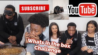WHATS IN THE BOX CHALLENGE!! GIRLS VS BOYS