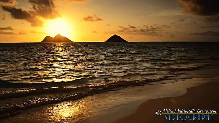 Lanikai Beach Waves Sunrise