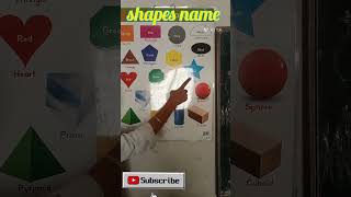 Shapes Name In English Drawing With Anjali Mam Kids