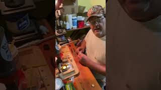 Fat Cat Reloading. 12 gauge 3”  .32 cal 14 pellet CSD wad with Flight Control Peddles cut in.