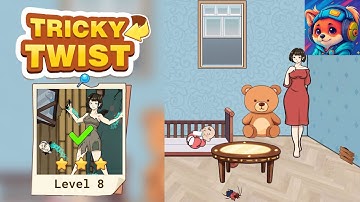 Tricky Twist Puzzle – Level 8 Help them have a better life Walkthrough Solutions | iOS / Android
