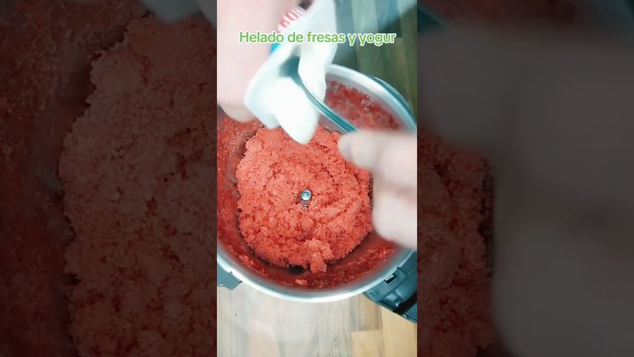 Helado de fresas y yogur!!! 