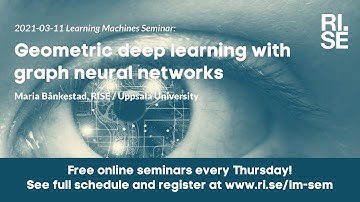 Maria Bånkestad: Geometric deep learning with graph neural networks