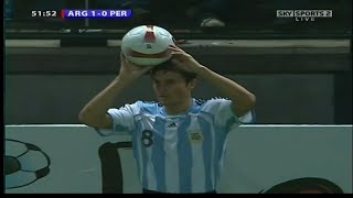 Javier Zanetti vs Perú (Copa América Venezuela 2007)