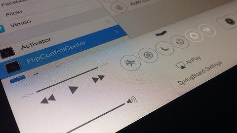 Custom Control Center Toggles in iOS 7