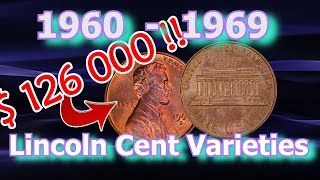 Top 10 1960's Lincoln Penny Varieties Worth Money