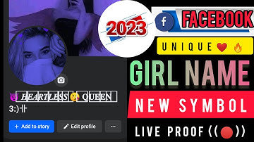 How To Make Unique Name Facebook Account 2023 | Facebook Emoji Name Account 2023 | Working Trick