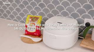 How to Use the Delay Timer | Panasonic SR-DL104 Rice & Multi Cooker