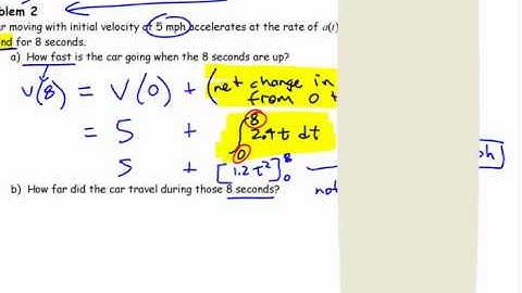 Ca12 - 5.7 (2) Integral as Net Change