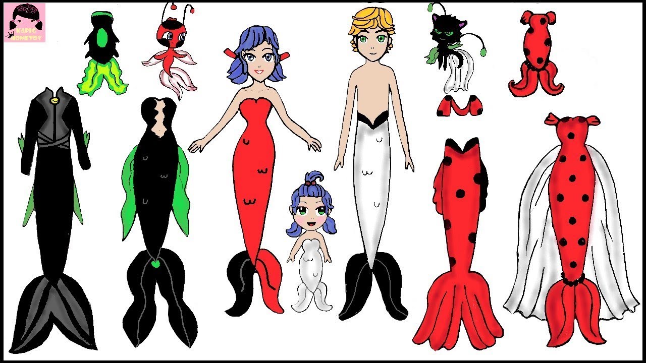 Бумажные куклы леди баг и супер кот. Леди баг с одеждой для вырезания. Леди баг Русалка одежда. Леди баг Русалка раскраска. Раскраска Одевалка леди баг
