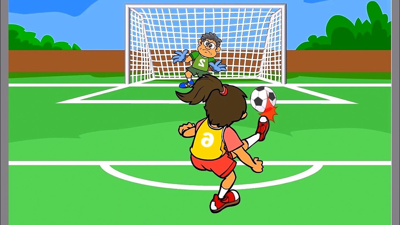 Учимся играть футбол. Двусторонняя игра в футбол. Элементы футбола в подвижных играх. Мультяшный футбол игра. Игра для детей "футбол".