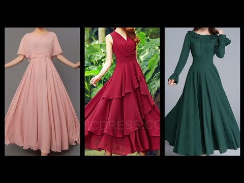Green plain cotton long-dresses - Tistabene - 3778916