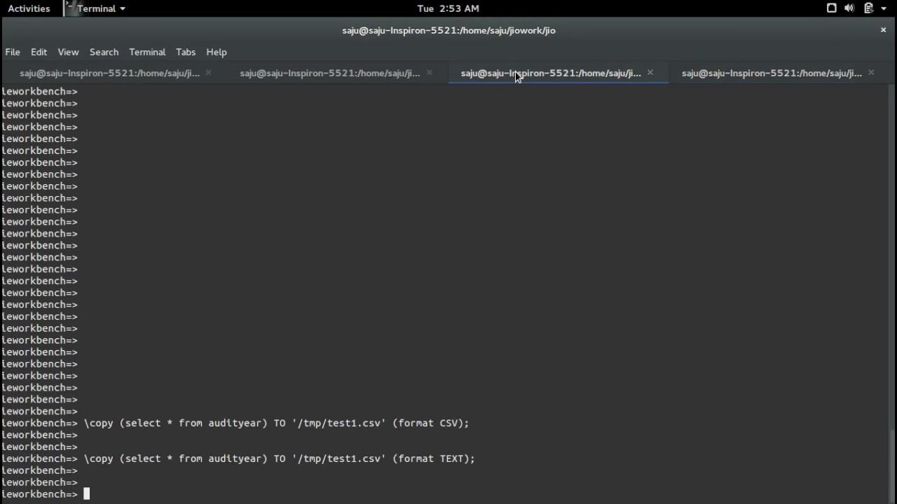 How to save PostgreSQL psql query output in CSV or TEXT format to a ...