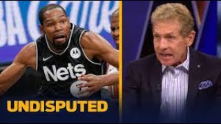 UNDISPUTED | Skip Bayless goes crazy Kevin Durant & Dam Adebayo argue over warmup in Tokyo Olympics