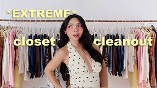 my EXTREME closet cleanout summer 2026