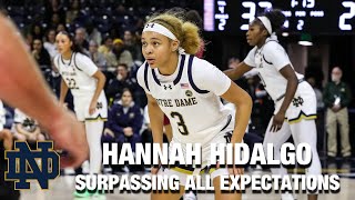 Notre Dame Freshman Hannah Hidalgo Surpassing All Expectations