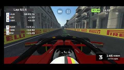F1 Mobile Racing Grid Start - Baku (Azerbaijan Grand Prix) - Android GamePlay Onboard