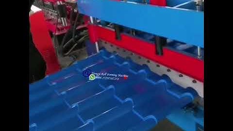 glazed step tile Q tile Roofing roll forming machine