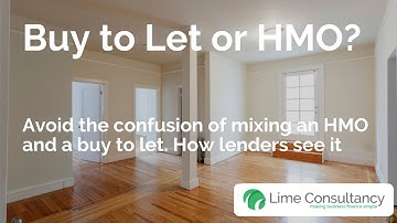 HMO Mortgage - Avoiding Lender Confusion Between an HMO and Buy To Let