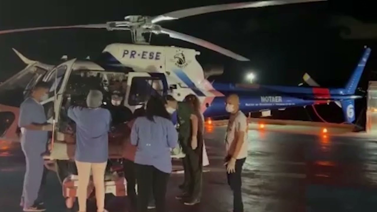 Helicóptero do NOTAER resgata vítima de atropelamento em Guarapari