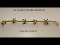 COMO HACER UNA PULSERA DE ESLABÓN DOBLE ENROLLADO-HOW TO MAKE A DOUBLE-LINK BRACELET