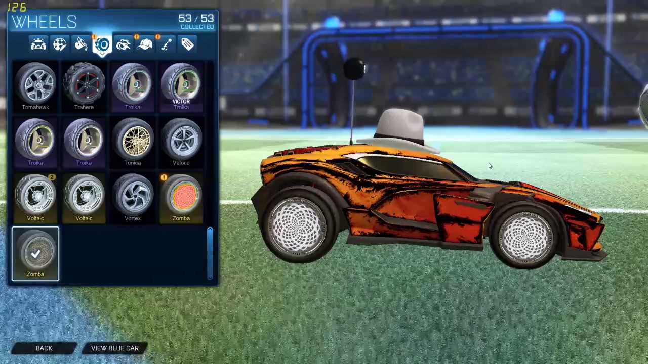 Rocket League White Hat Me playing around with a loadout YouTube