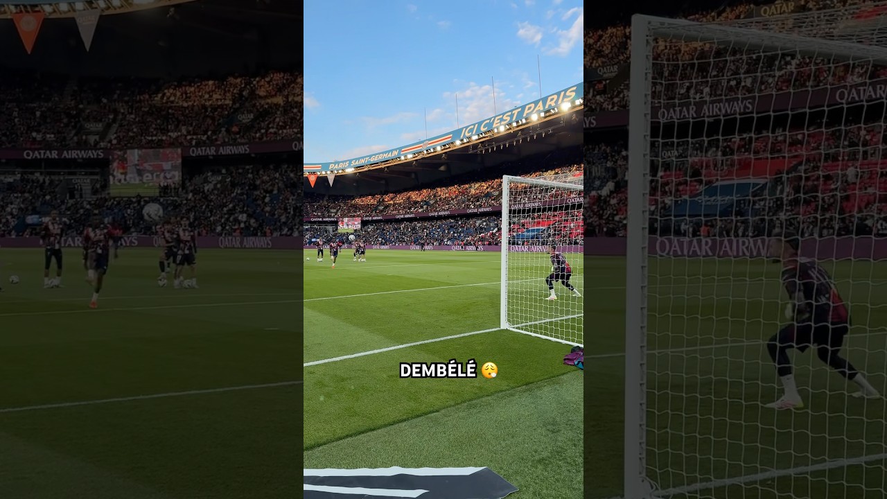 Right foot - Left foot Dembélé 🤷‍♂️🎯