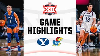 BYU vs. Kansas | Phillips 66 Big 12 Women's Basketball Championship | March 8, 2024 by Big 12 Conference 871 views 1 month ago 3 minutes, 15 seconds