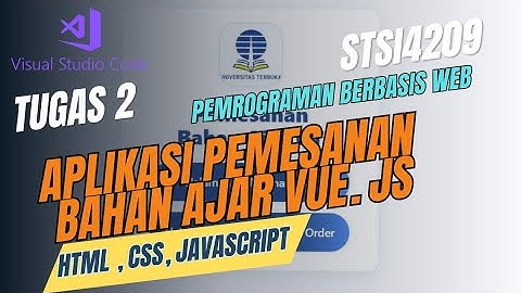 Tugas 2 - Pemrograman Berbasis Web - STSI4209