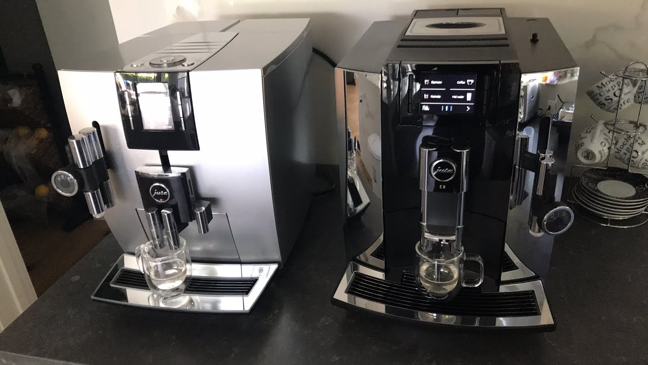 Jura coffee machine J6 vs e8 YouTube