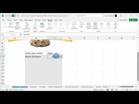13-2. Share and collaborate: Protect workbook
