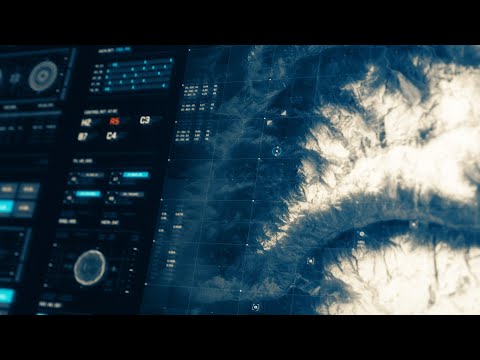 4K Map / Location FUI & Screen graphics