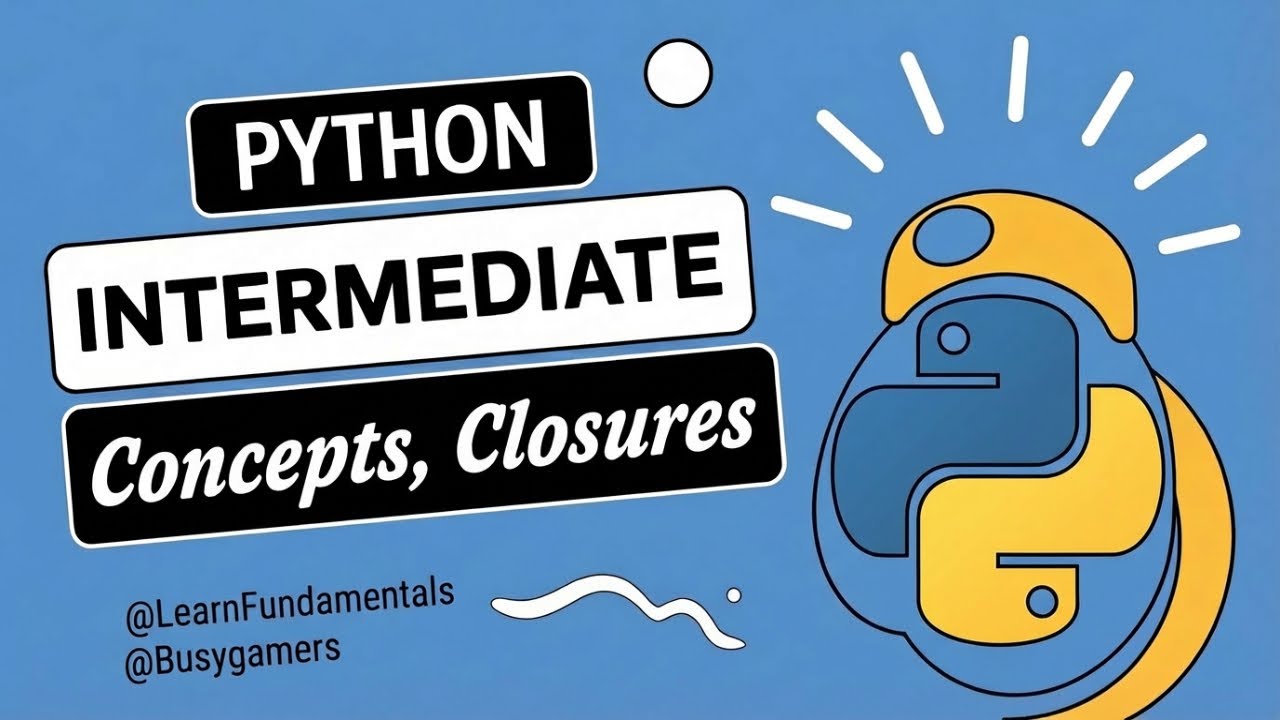 Python Intermediate - Functions Concepts - Closures - YouTube