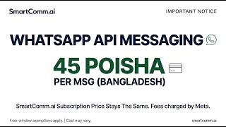 What changes in WhatsApp API pricing on 1 October 2026